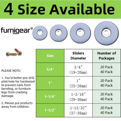 Furnigear dining chair glide on hardwood protects surfaces from scratches.
