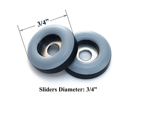 Furnigear PTFE floor protector glides on carpet reduce friction and noise during repositioning.