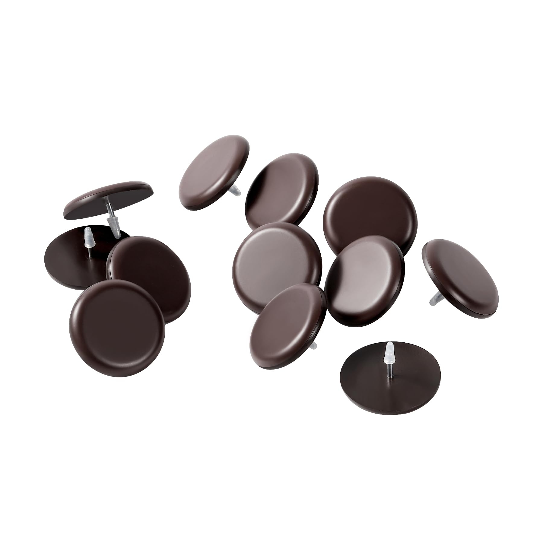 Furnigear PTFE chair leg sliders on carpet protect floors and reduce friction.