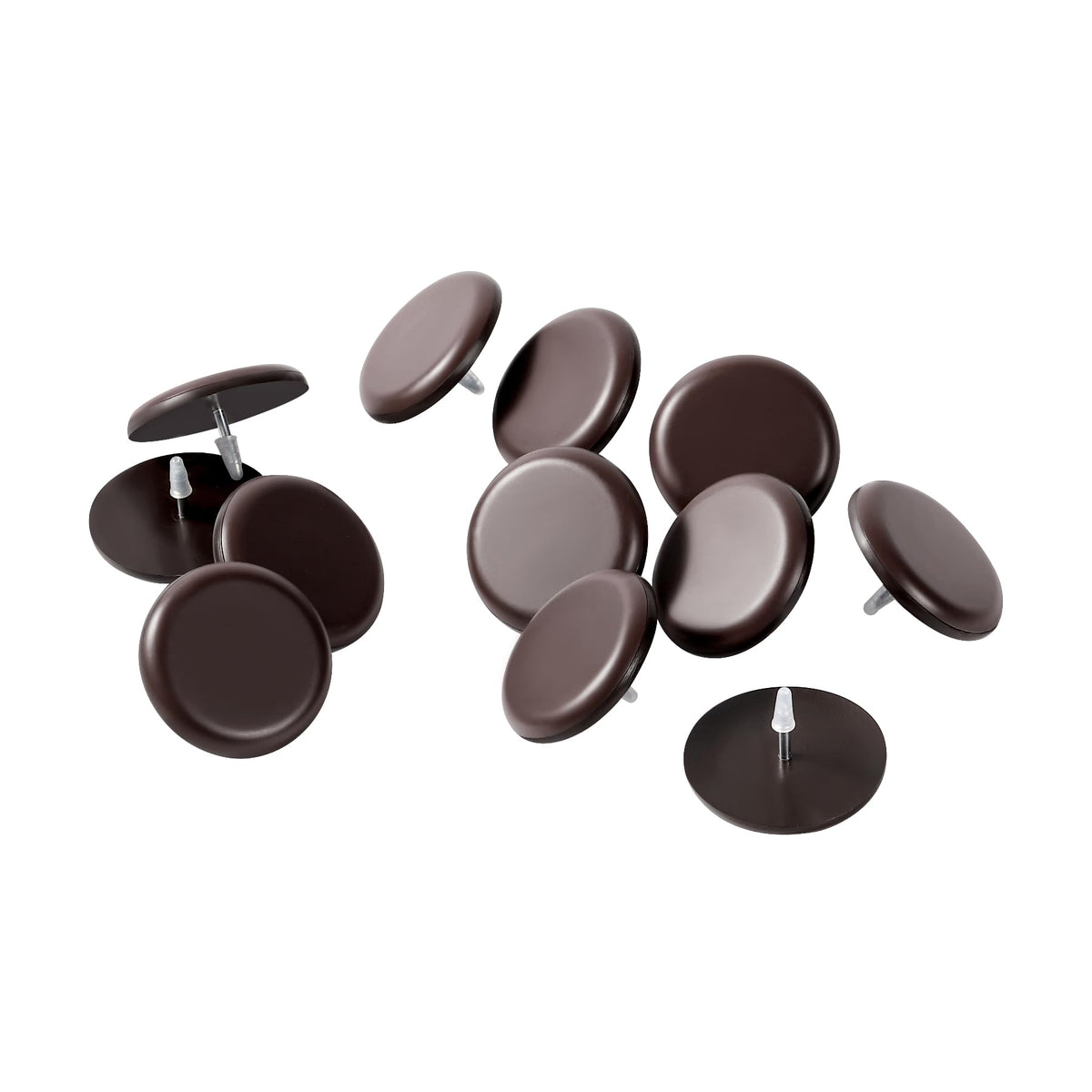 Furnigear PTFE chair leg sliders on carpet protect floors and reduce friction.