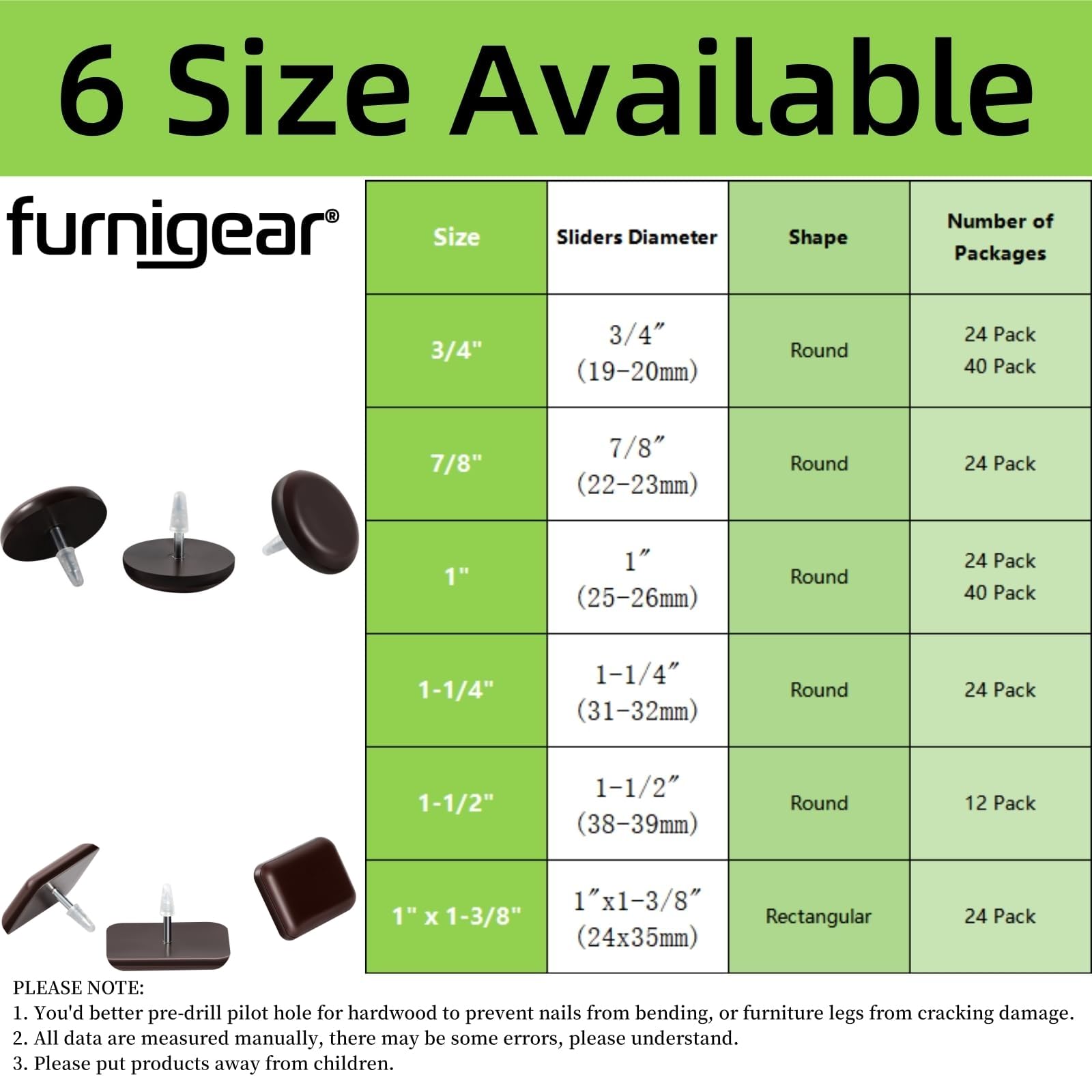 Furnigear heavy furniture sliders enable easy, safe repositioning of bulky pieces.
