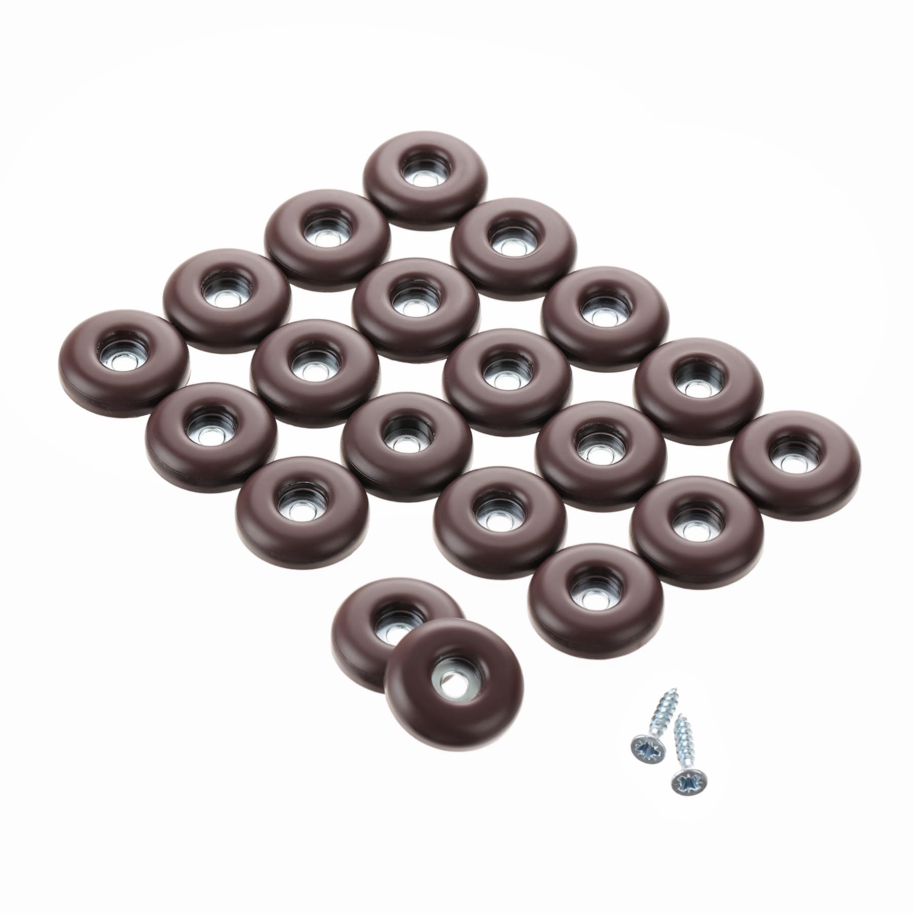 Furnigear PTFE sliders side view for smooth, heavy furniture movement