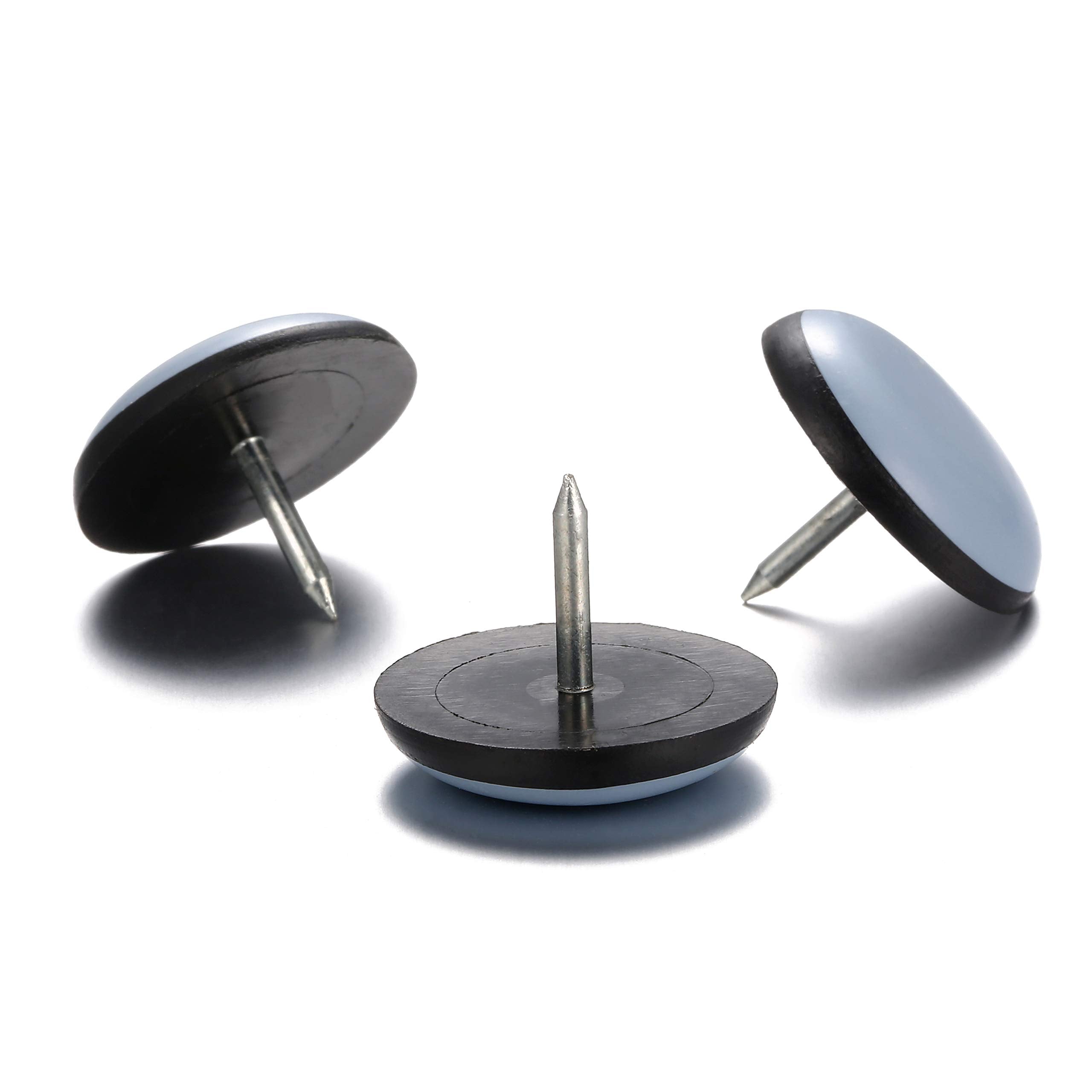 Furnigear PTFE sliders on carpet show reduced friction during repositioning.