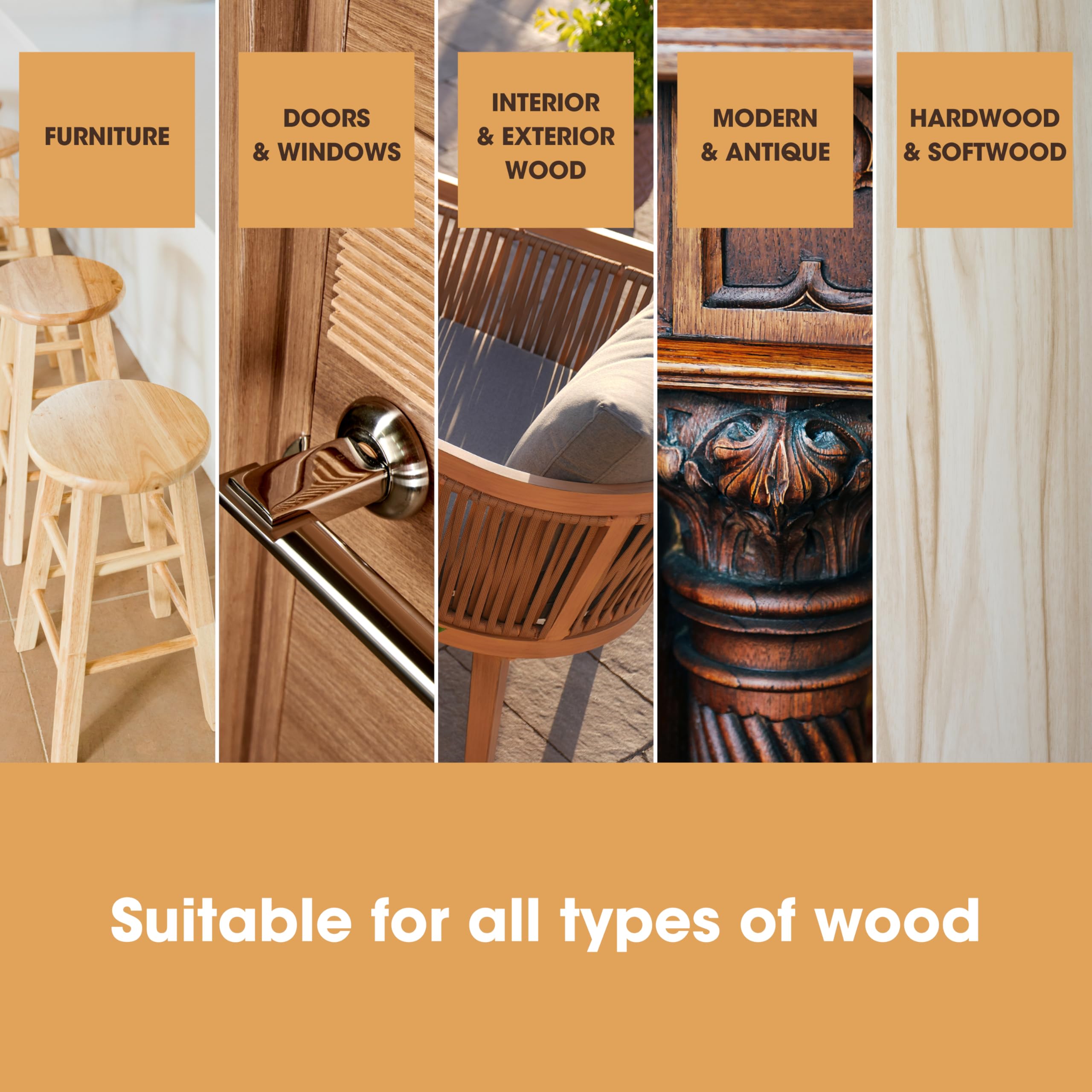 Furniture Clinic teak stain apply process guide for easy DIY project.