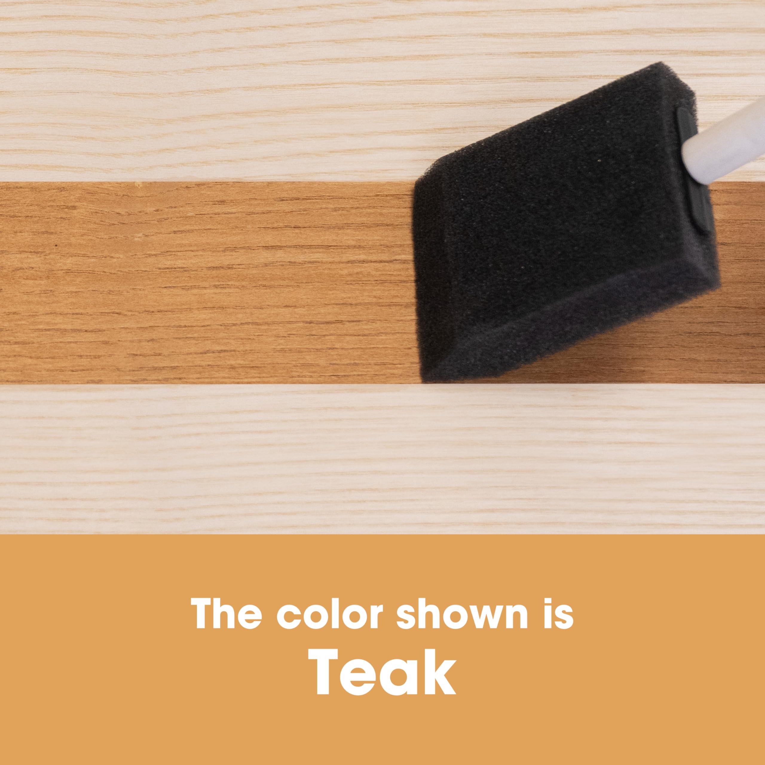 Furniture Clinic teak stain brush applies smooth, professional coverage.