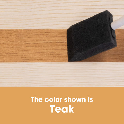Furniture Clinic teak stain brush applies smooth, professional coverage.