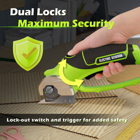 Fursnob dual-safety lock prevents accidental starts.