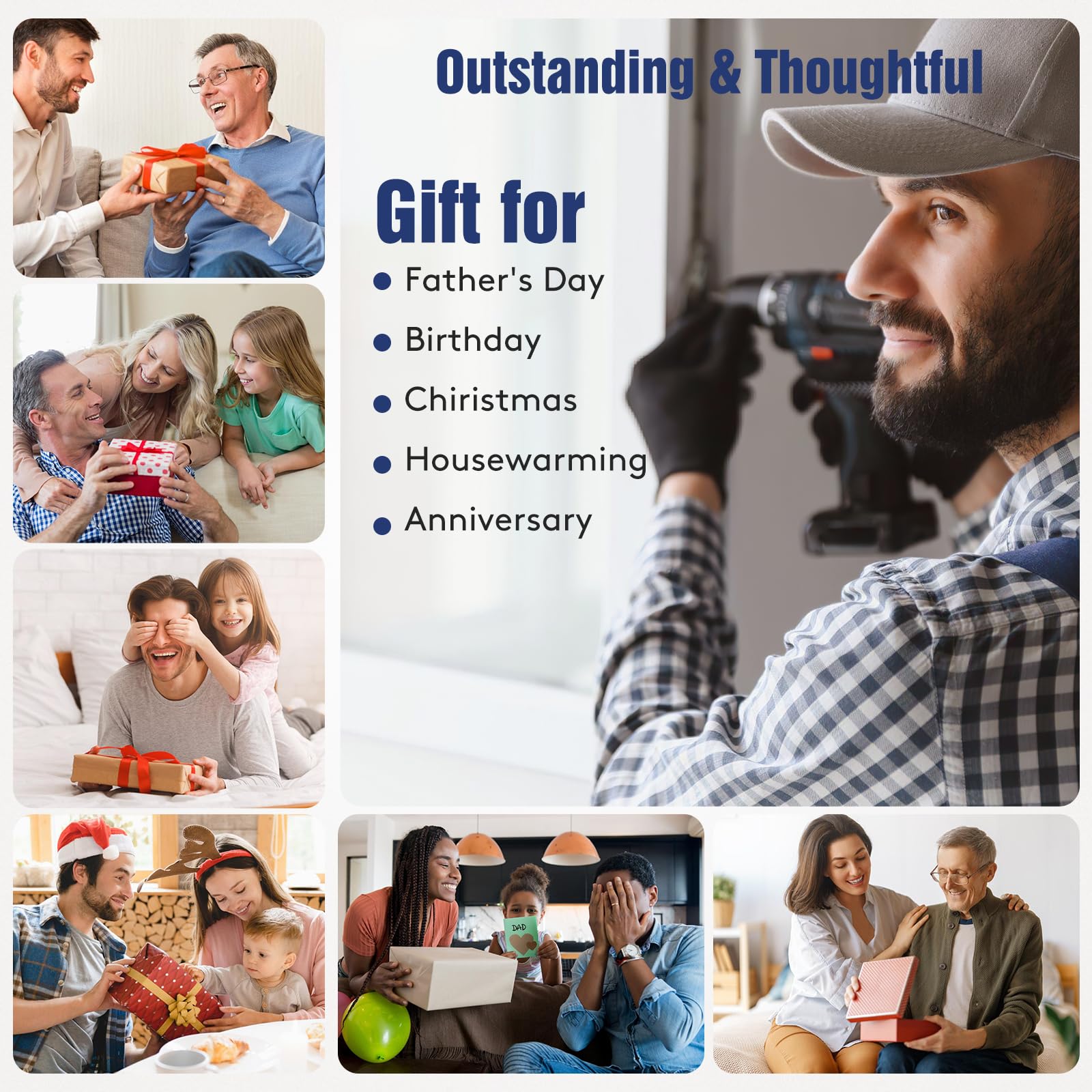 FURTIME garage organizer makes a thoughtful gift for Father’s Day or anniversaries