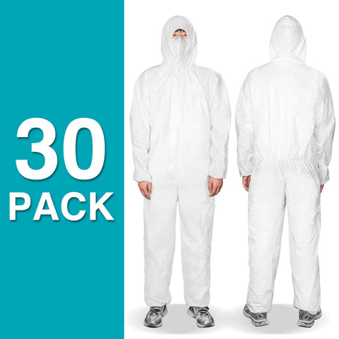 FURWEY disposable coveralls with elastic cuffs protect throughout shifts