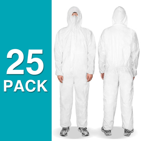FURWEY full-body coveralls with hood and elastic cuffs for secure protection.