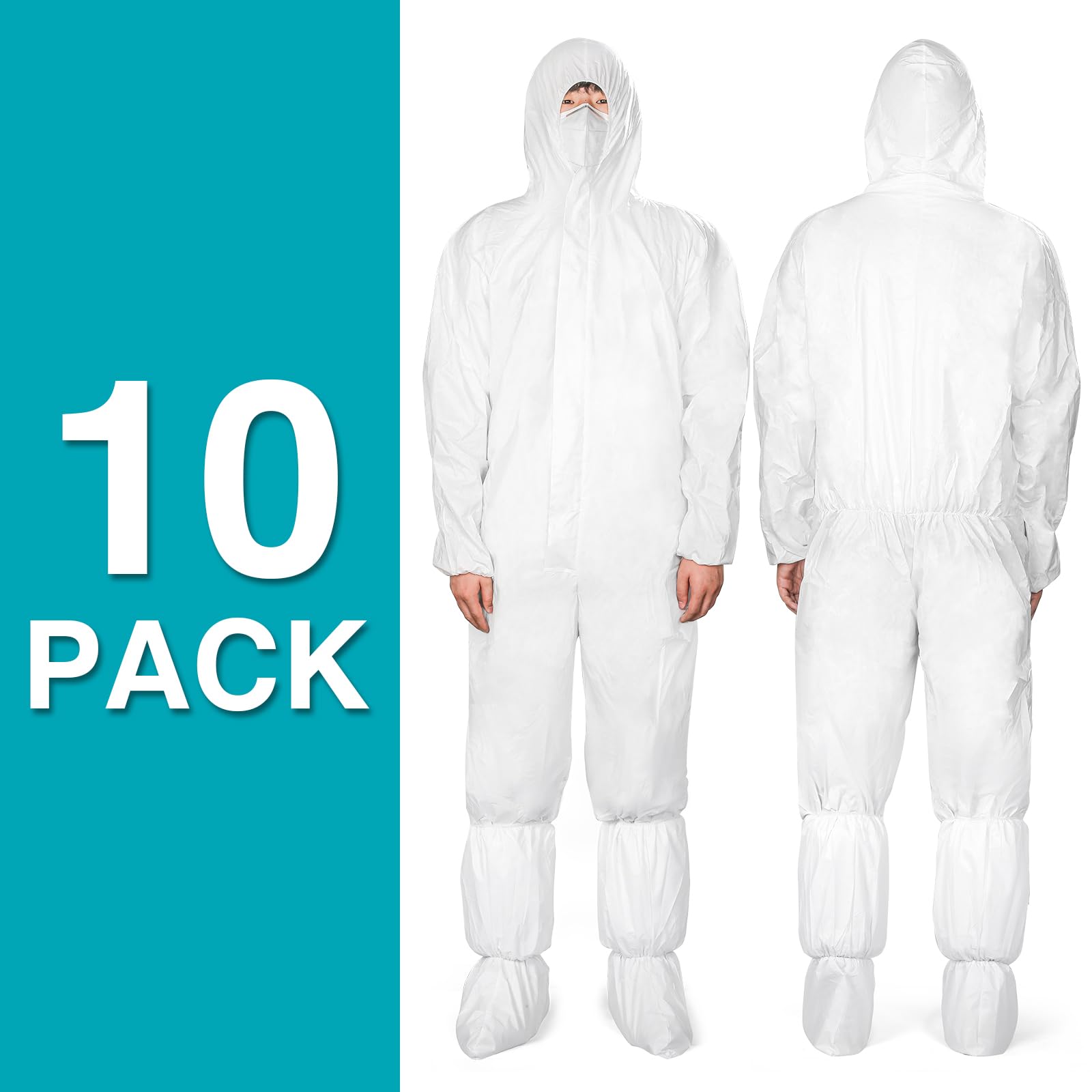 FURWEY coverall with hood protects head and neck while staying comfortable.