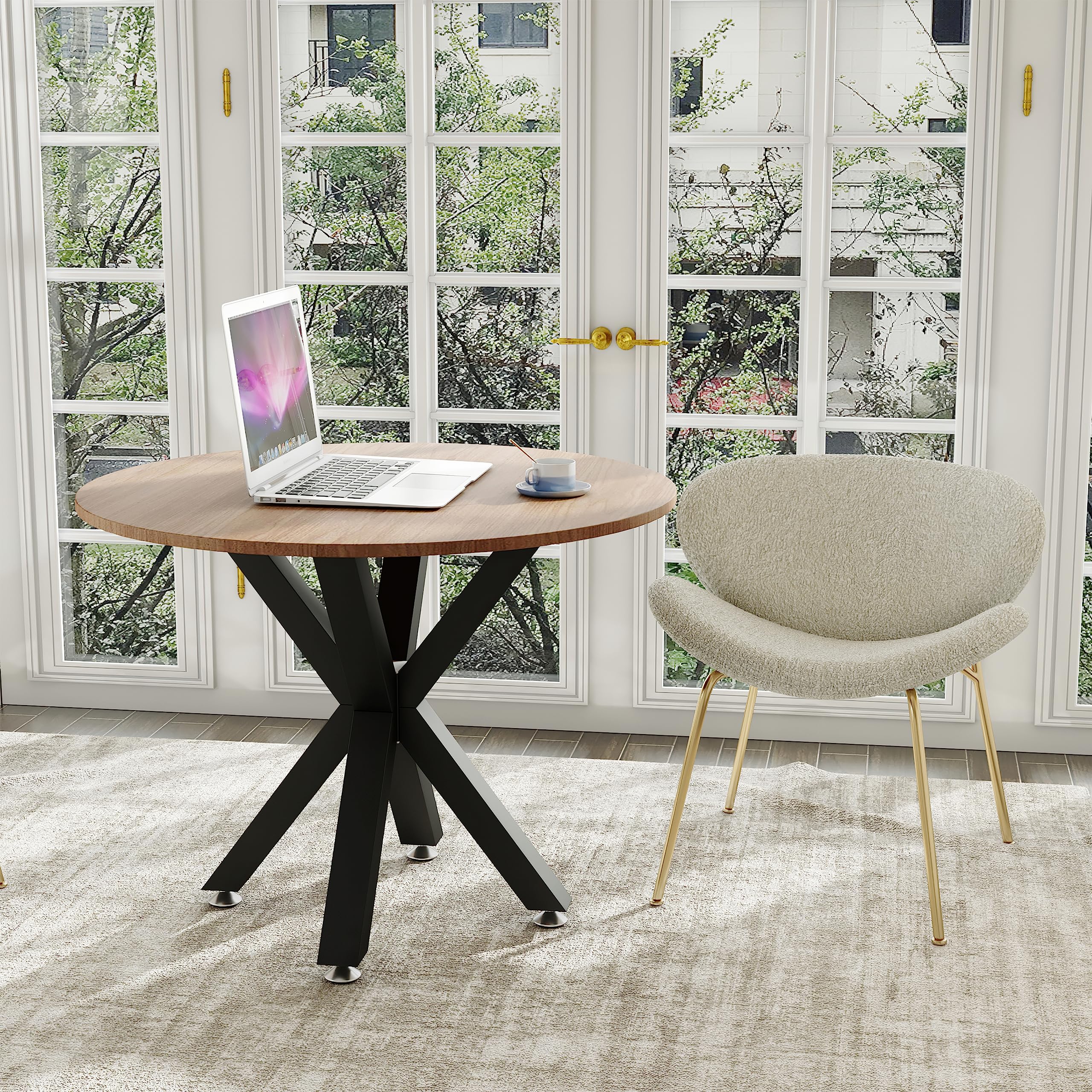 FUSHIAIPTC black table legs; ideal for glass, marble, wood tops