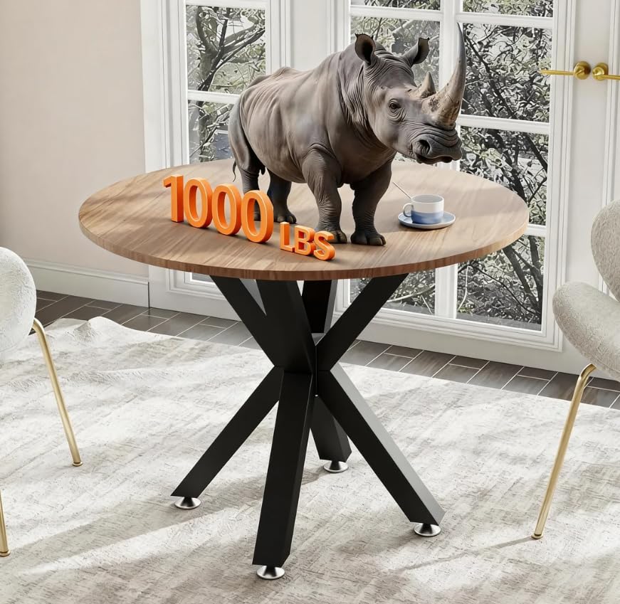 FUSHIAIPTC table legs pre-punched for wood tops; easy installation