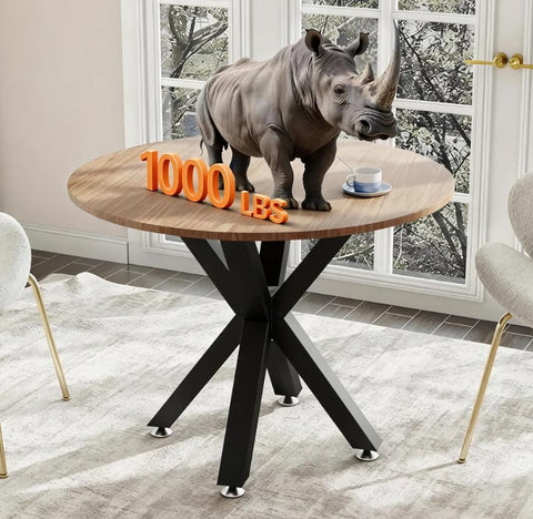 FUSHIAIPTC table legs pre-punched for wood tops; easy installation