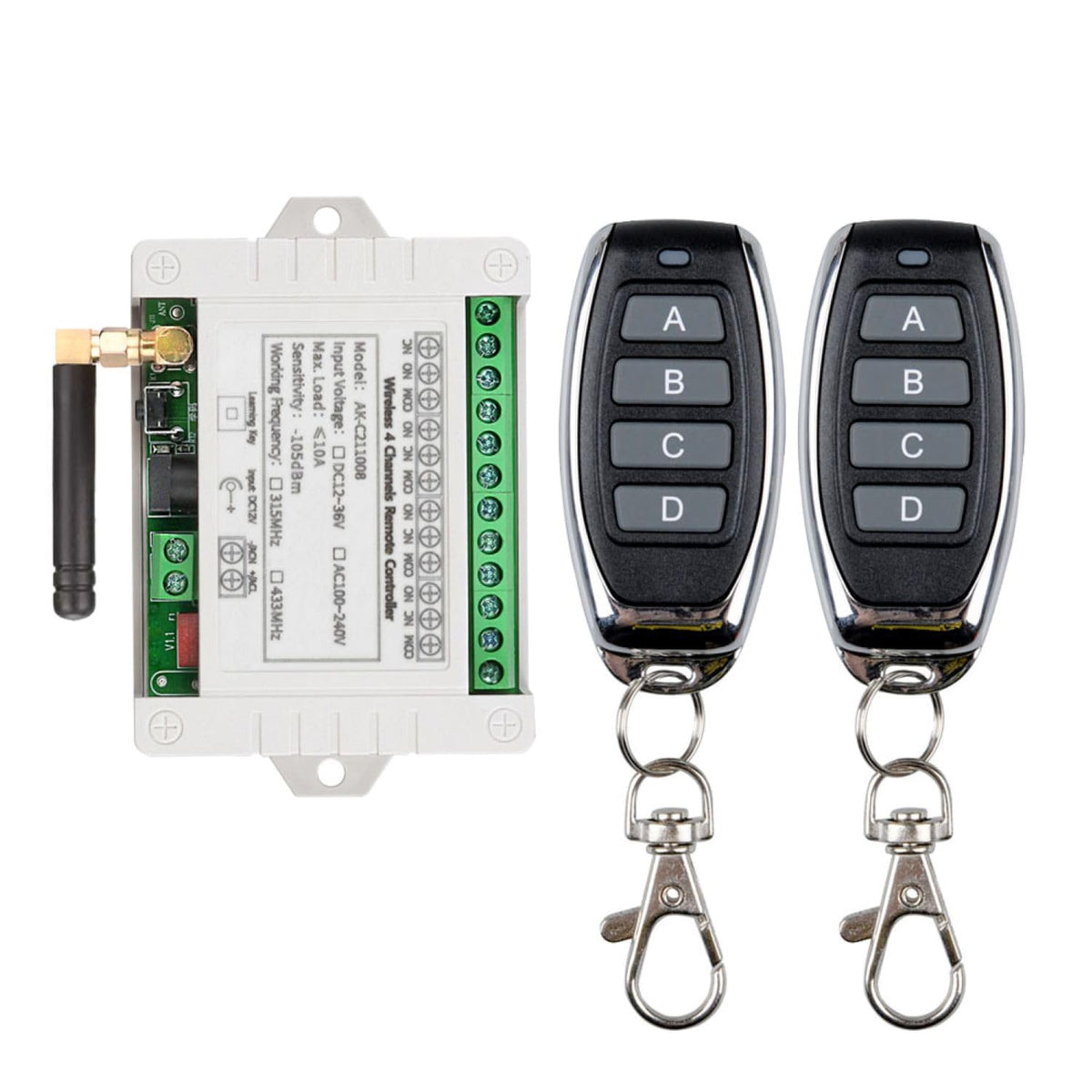 Fushionsea remote transmitter for multi-channel home control