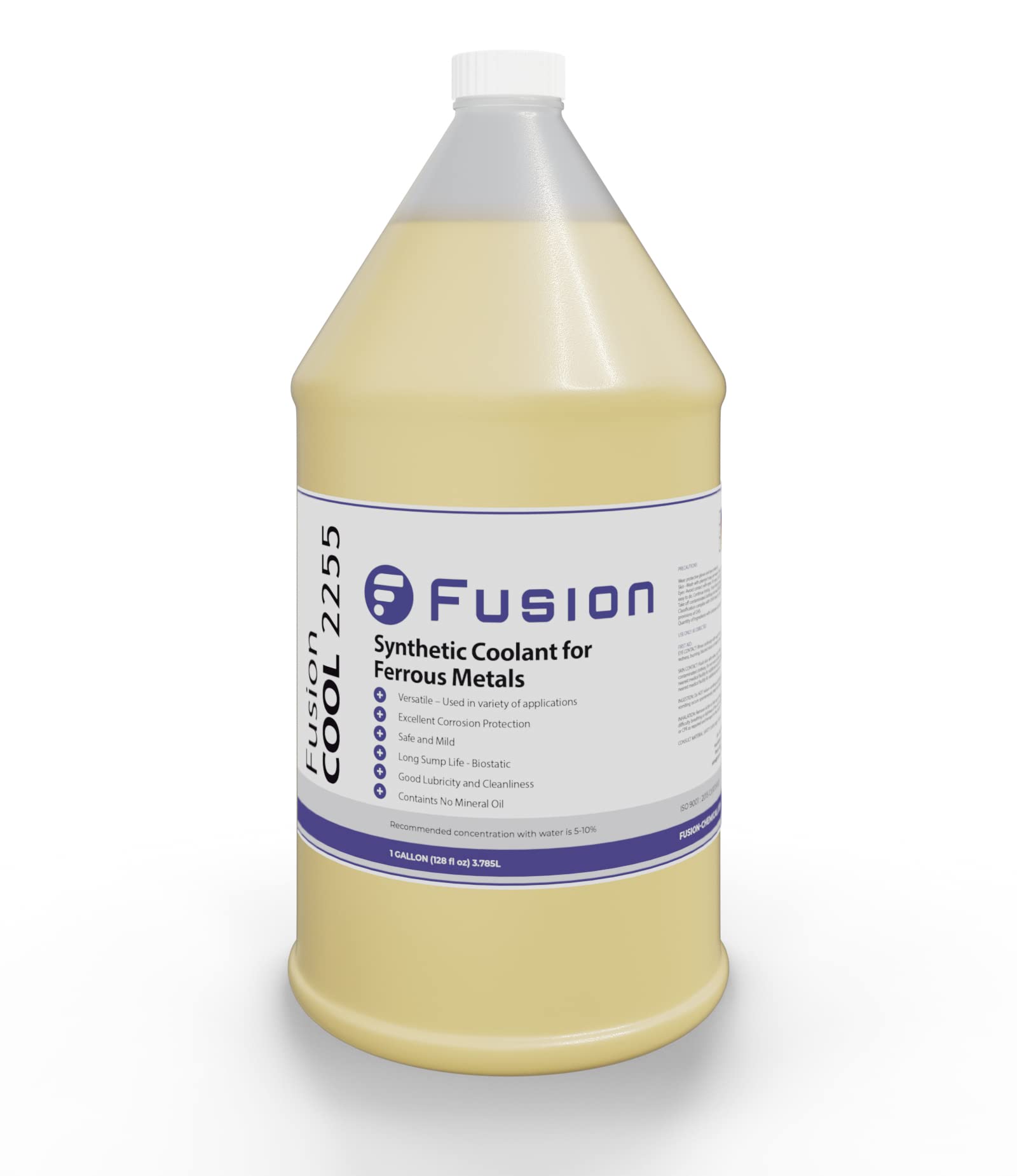Fusion Cool 2255 mist coolant overview highlighting lubrication for tough metalworking conditions.