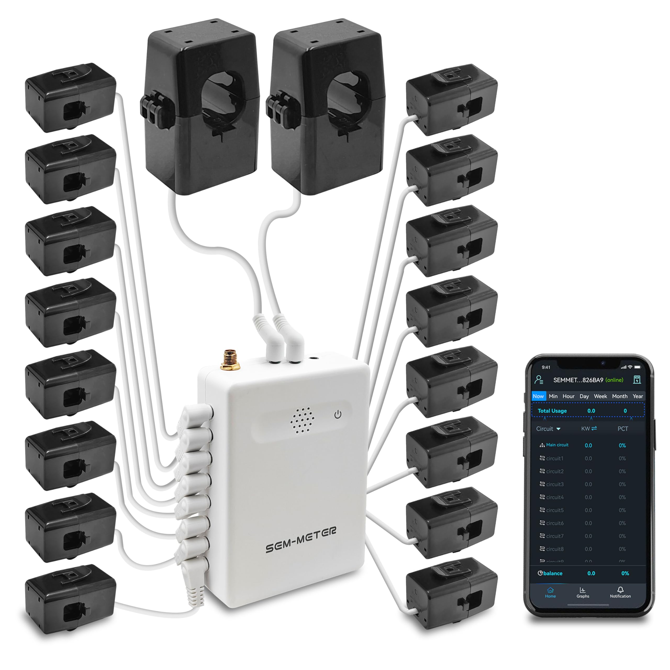 Fusion Energy smart meter panel installation showing easy setup for home power monitoring