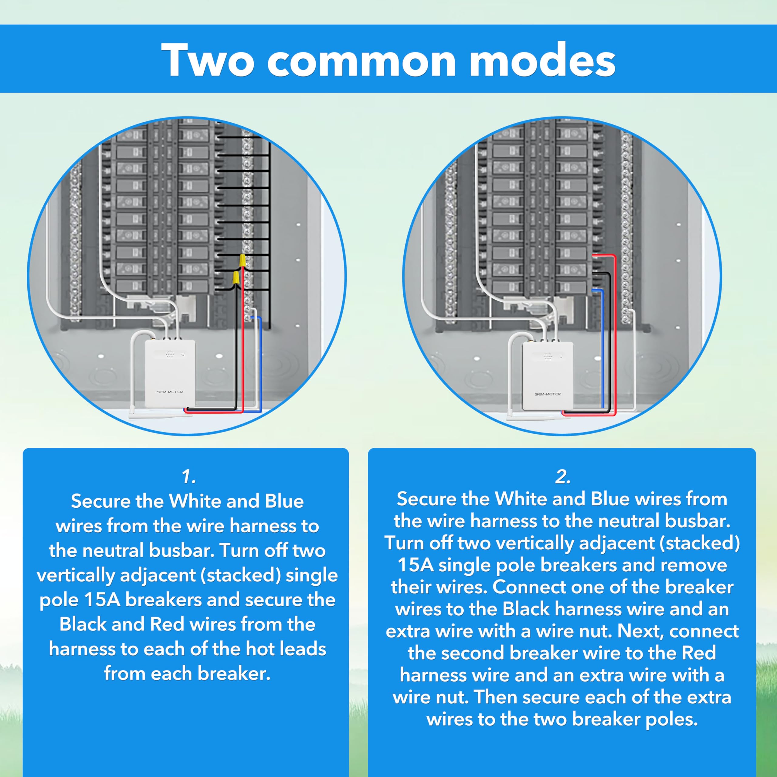 Fusion Energy three-phase wiring demonstrating versatile installation