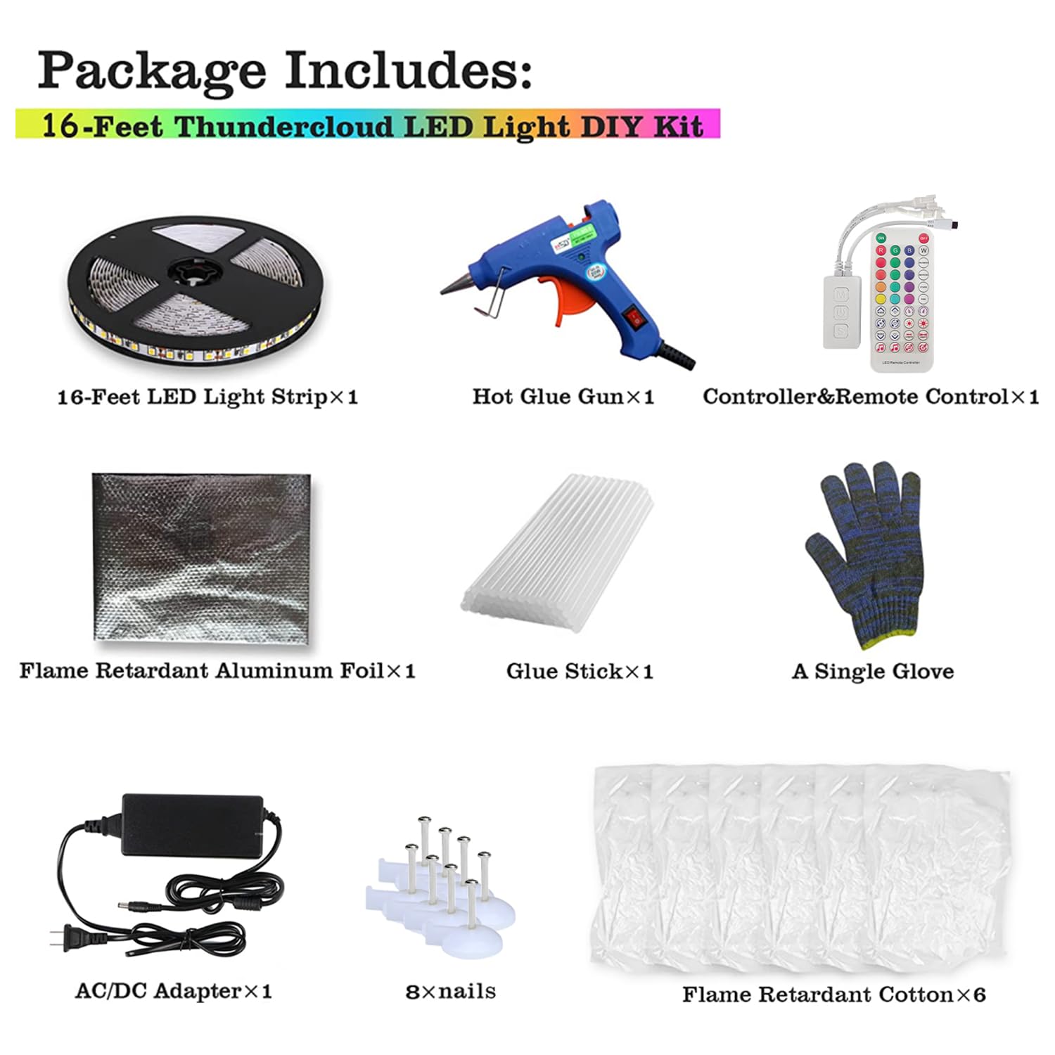 FUSLITE Thundercloud DIY cloud kit for custom cloud configurations.