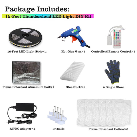 FUSLITE Thundercloud DIY cloud kit for custom cloud configurations.