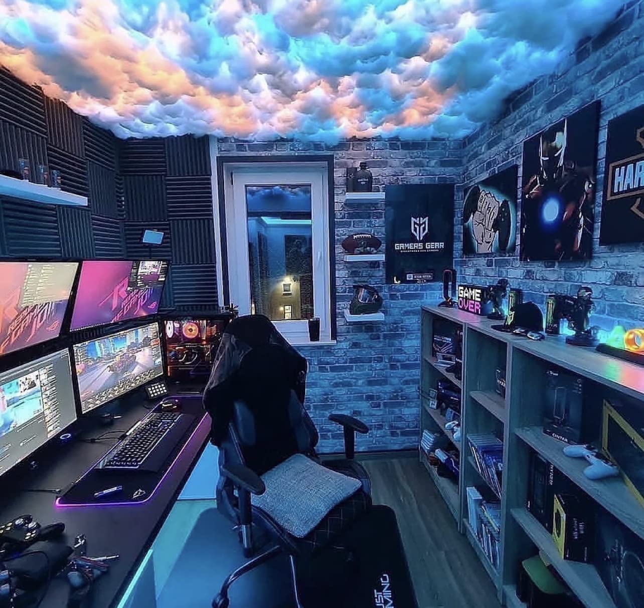 FUSLITE thundercloud LED strip creates dramatic ceiling clouds for rooms.