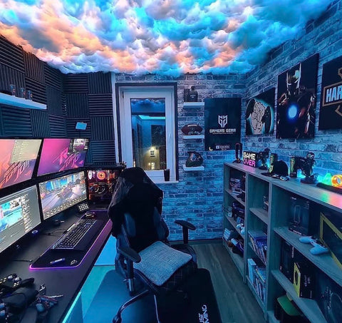 FUSLITE thundercloud LED strip creates dramatic ceiling clouds for rooms.