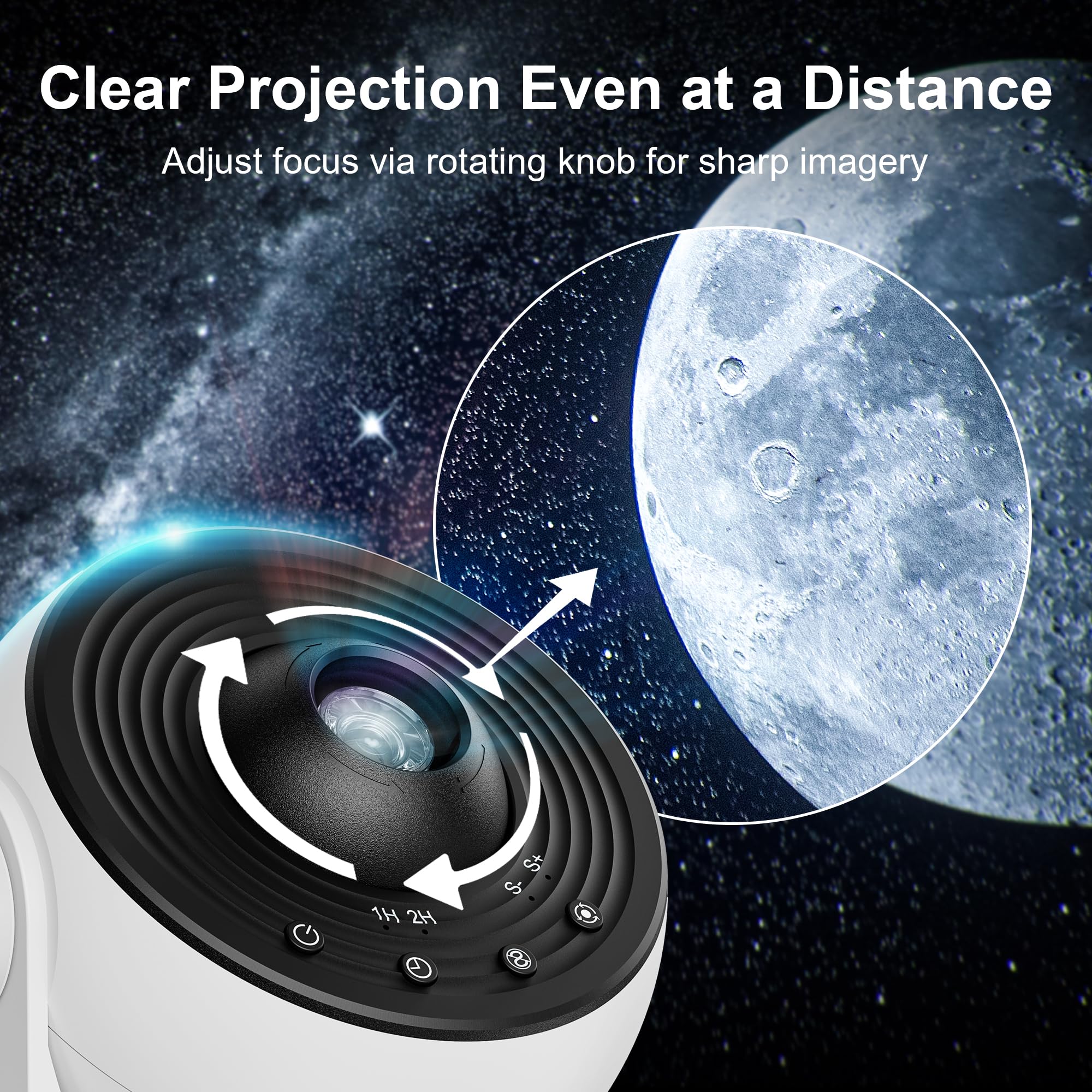 Fussion Planetarium Pro timer off features easy overnight use.