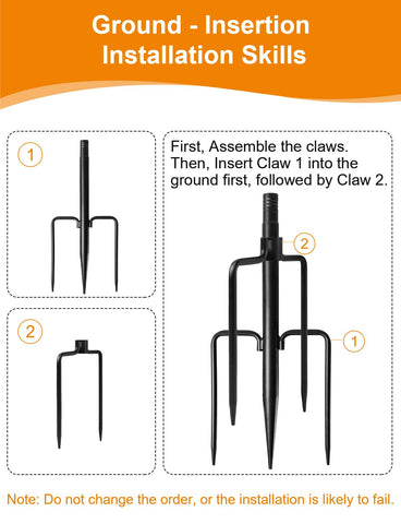 Fussion weather-resistant coating shields poles from rain and sun.