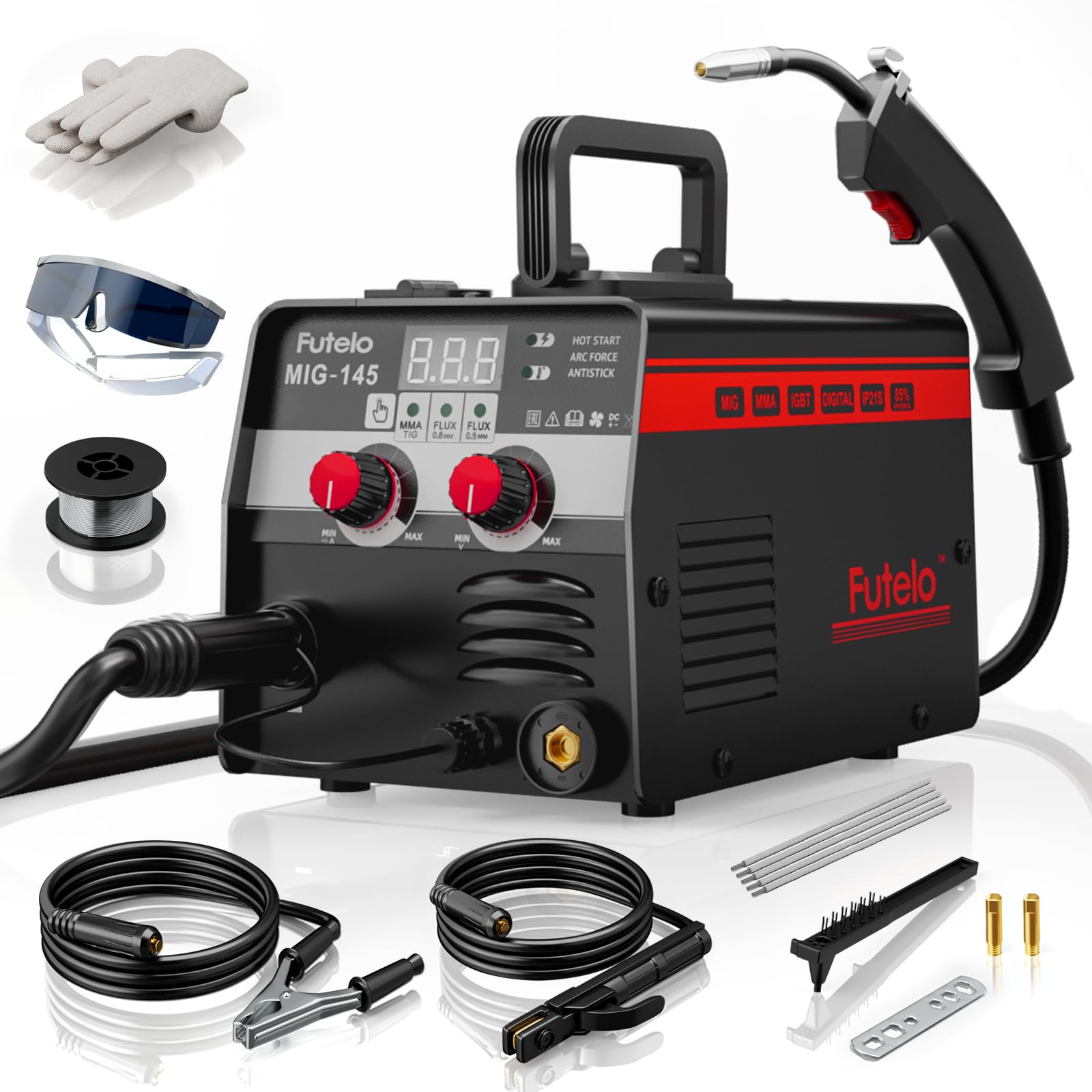 Futelo 145A welder compact package demonstrates 3-in-1 versatility for home repairs
