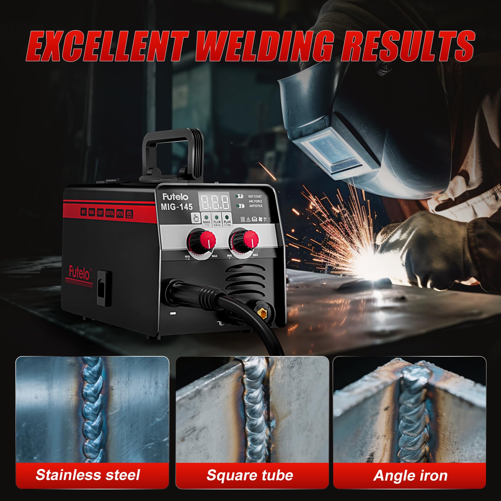 Futelo welder in hand shows portable design for on-site use