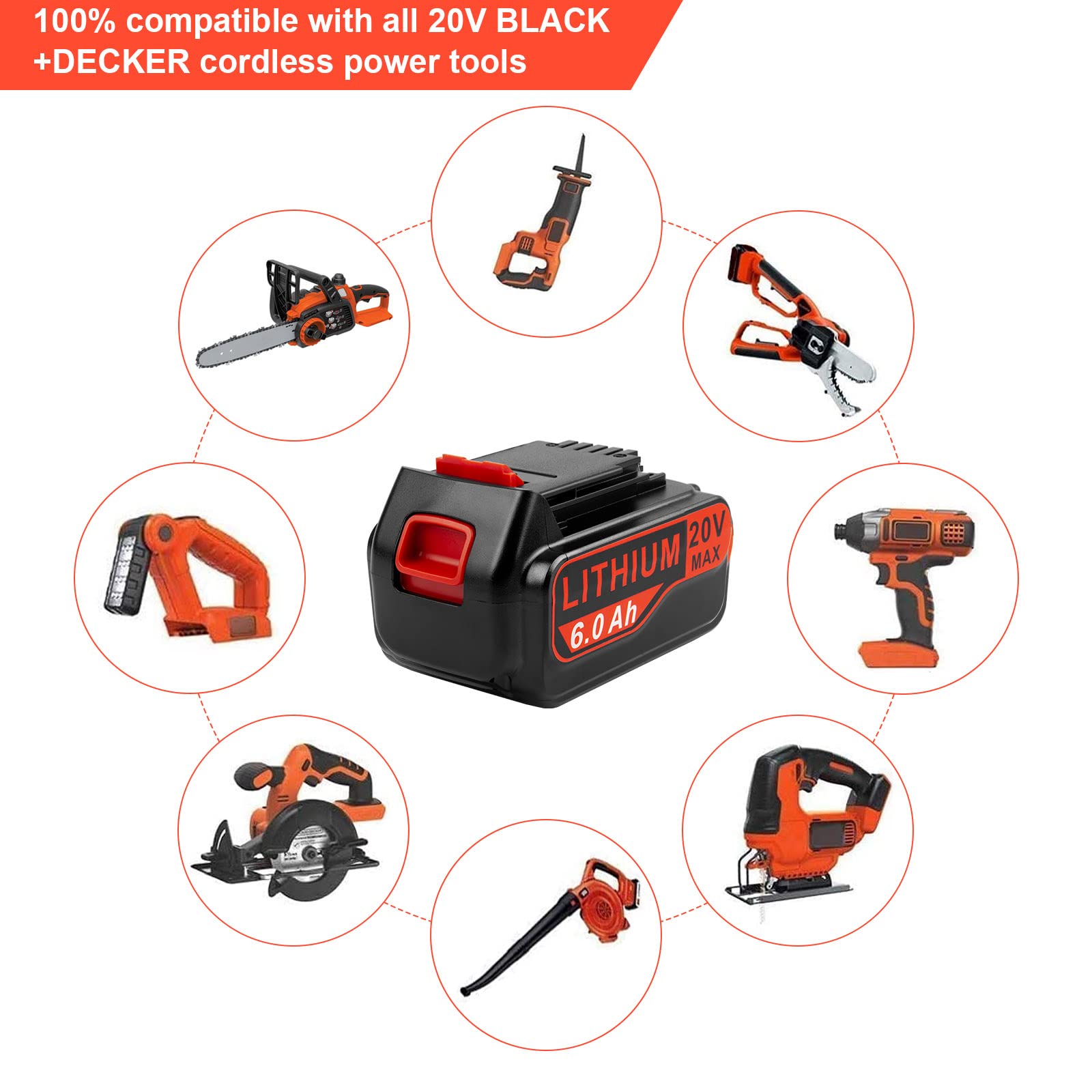 Futurebatt 6.0Ah 20V battery-terminal-closeup reveals reliable contact points