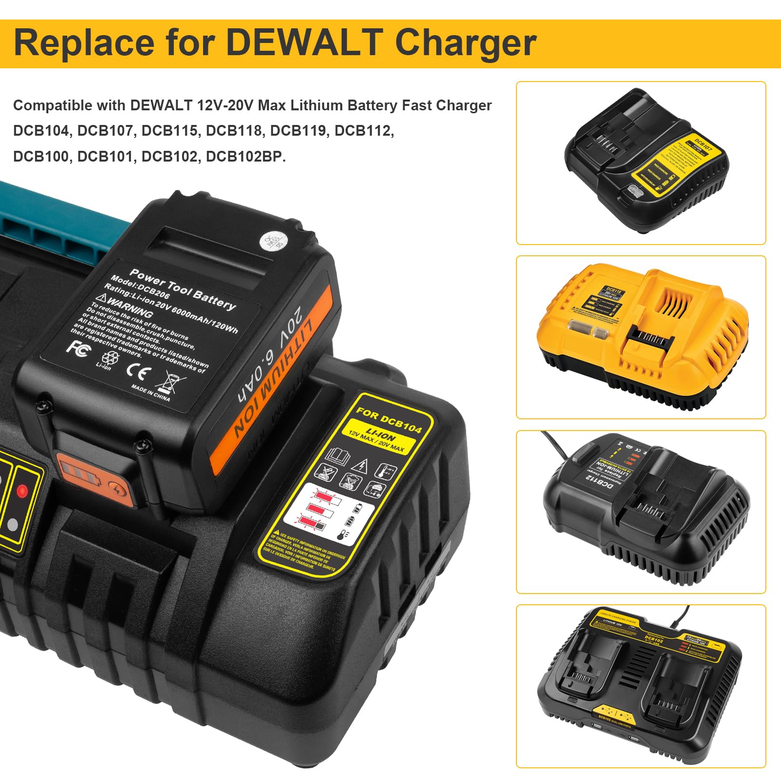 Futurebatt DCB112 helps prevent overheating with built-in monitoring.