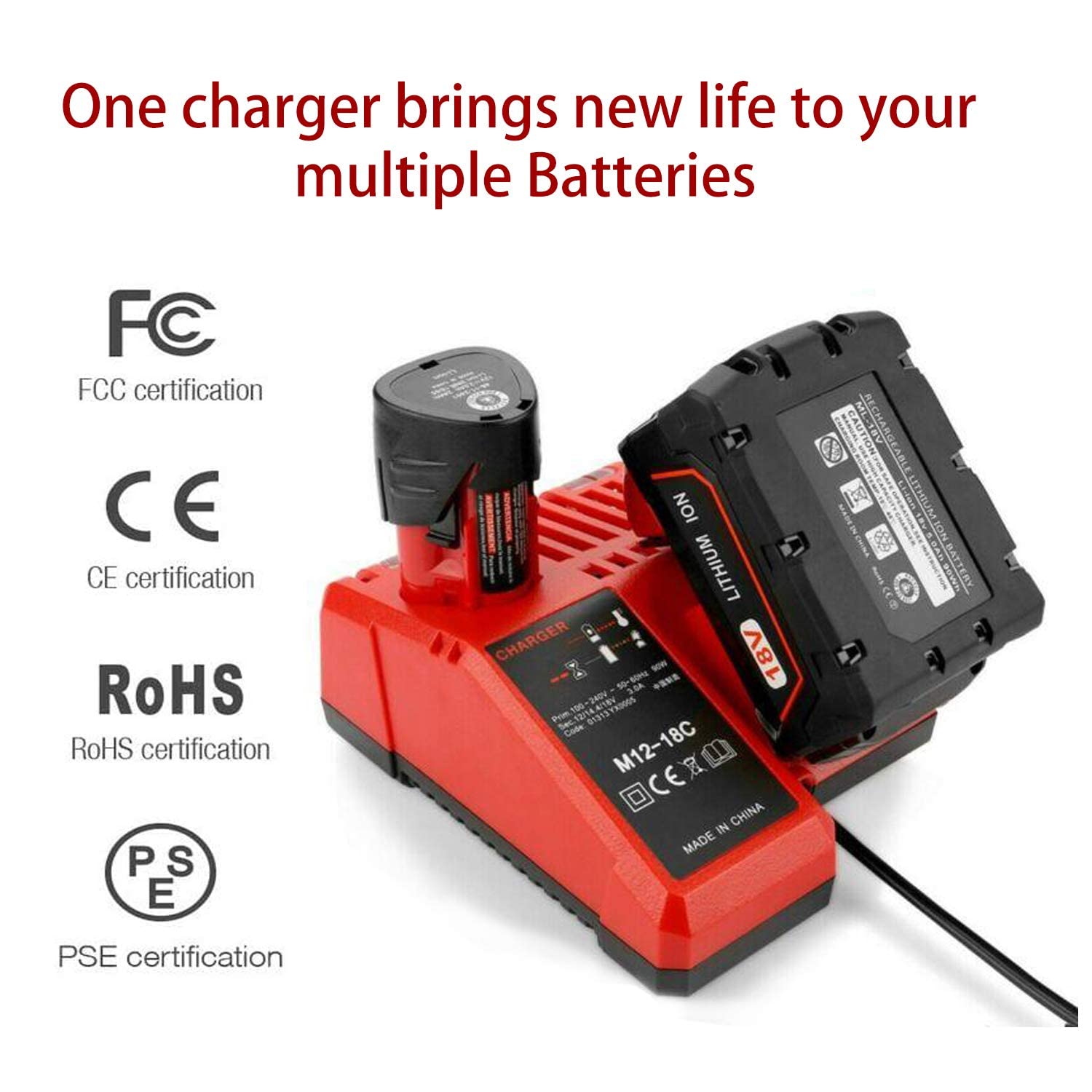 Futurebatt fast-charging support for MK12 MK18 family ensures efficient top-ups.