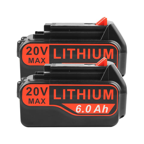 Futurebatt high-output 6.0Ah 20V battery for LB20 extends runtime.