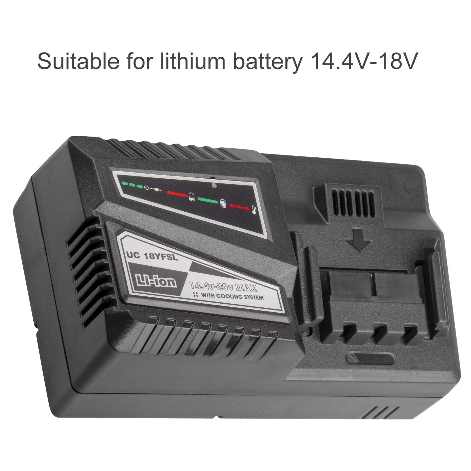 Futurebatt Hitachi quick charger LED indicator for charging status