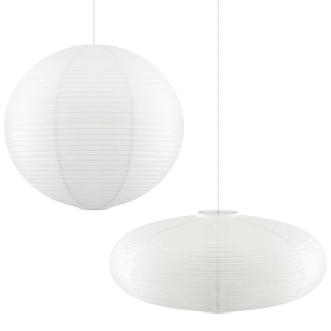 Fuyoooo round white lampshade lantern for ambient living room lighting