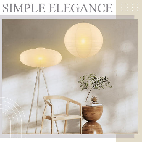 Fuyoooo rice-paper lantern with steel wire frame for durable shade
