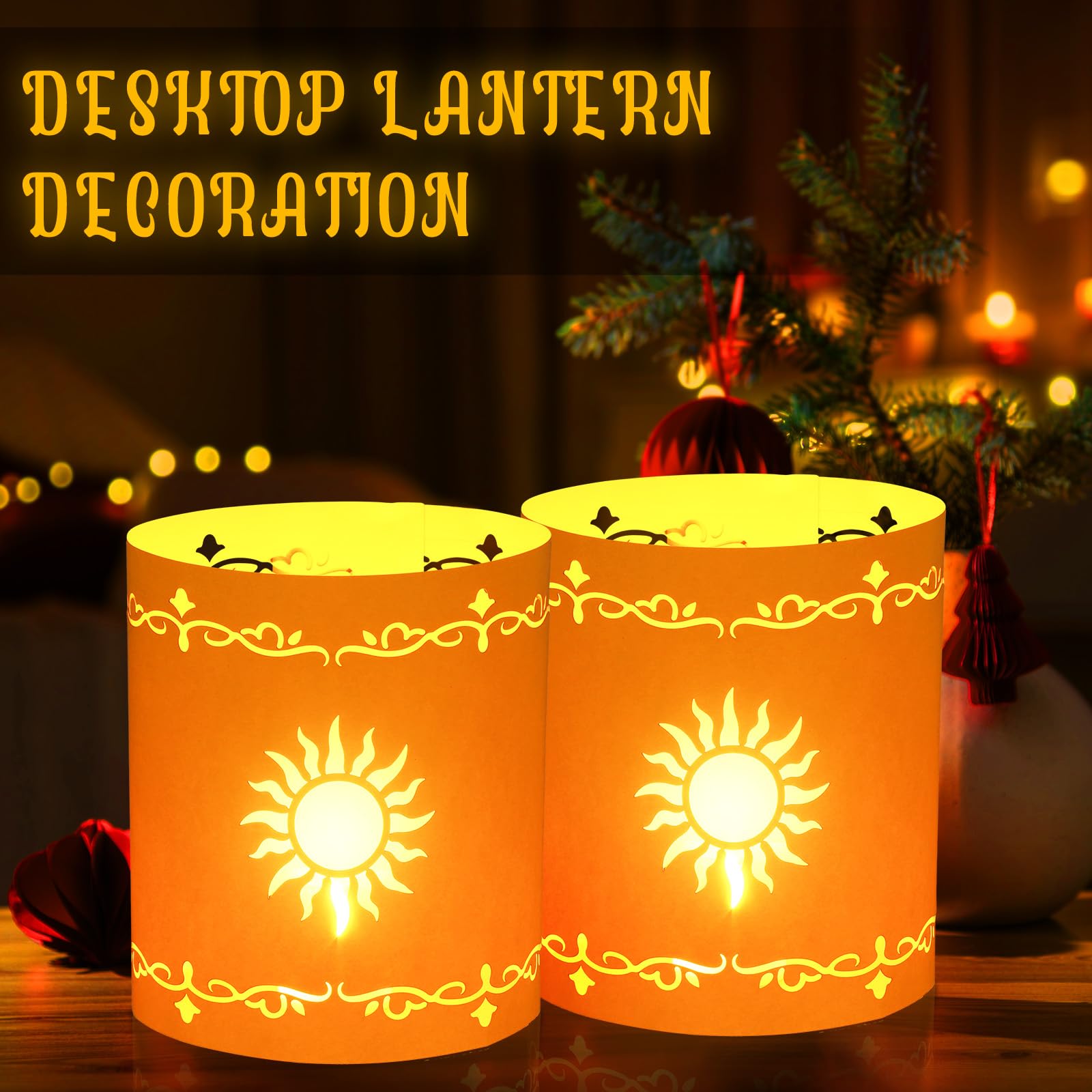 Fuyoooo wedding centerpiece lantern on table creating elegant ambience.