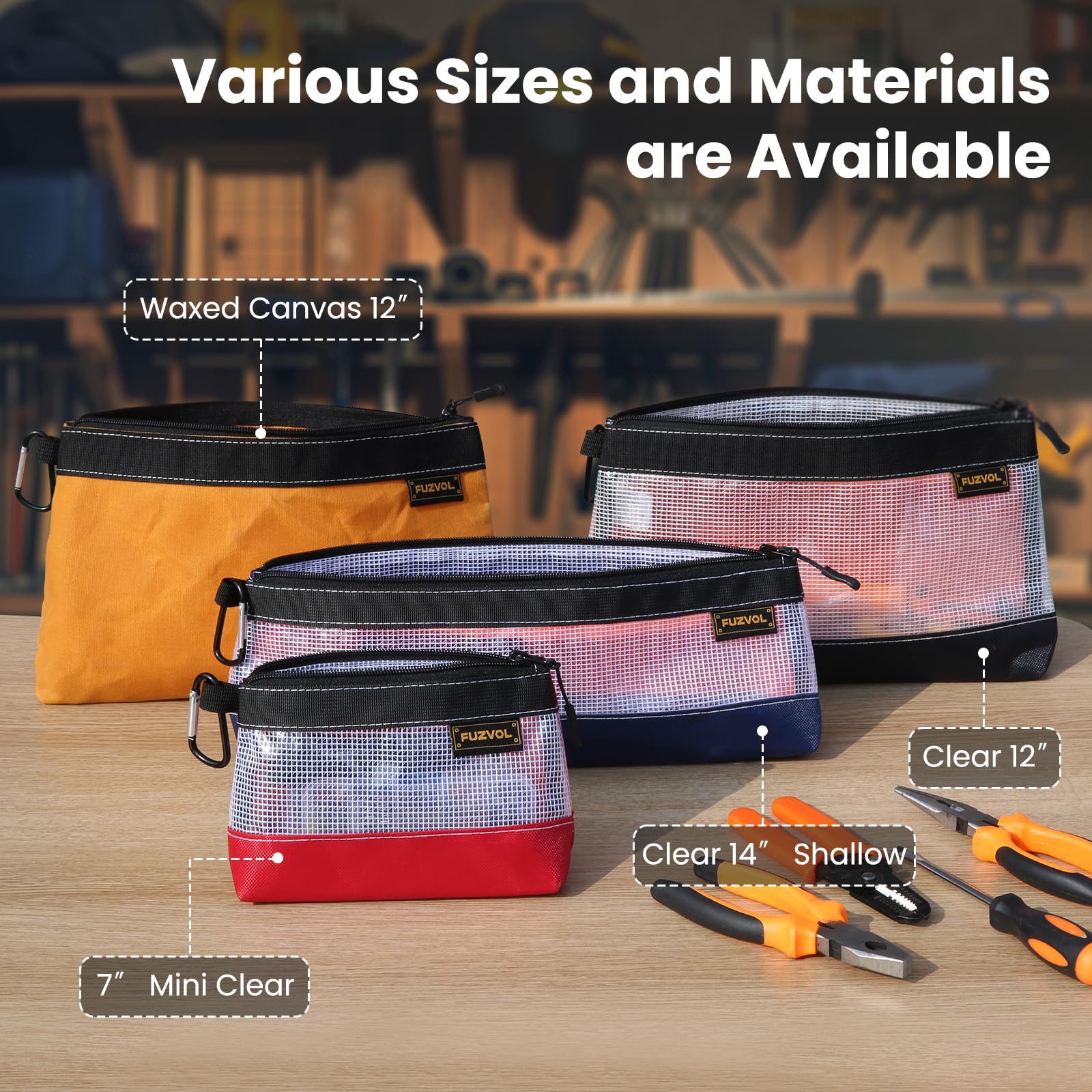 FUZVOL 3-pack provides practical storage solutions for multiple jobs