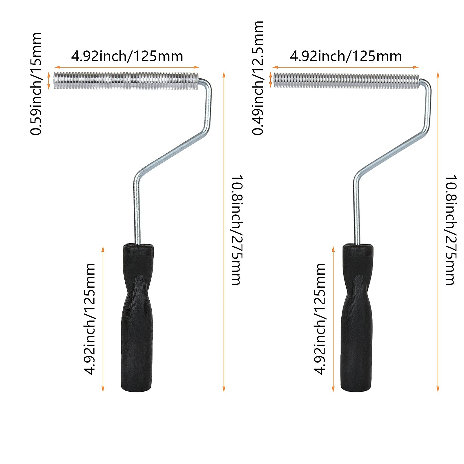 FVIEXE roller 125x15mm large focuses on rapid smoothing of thicker laminates.