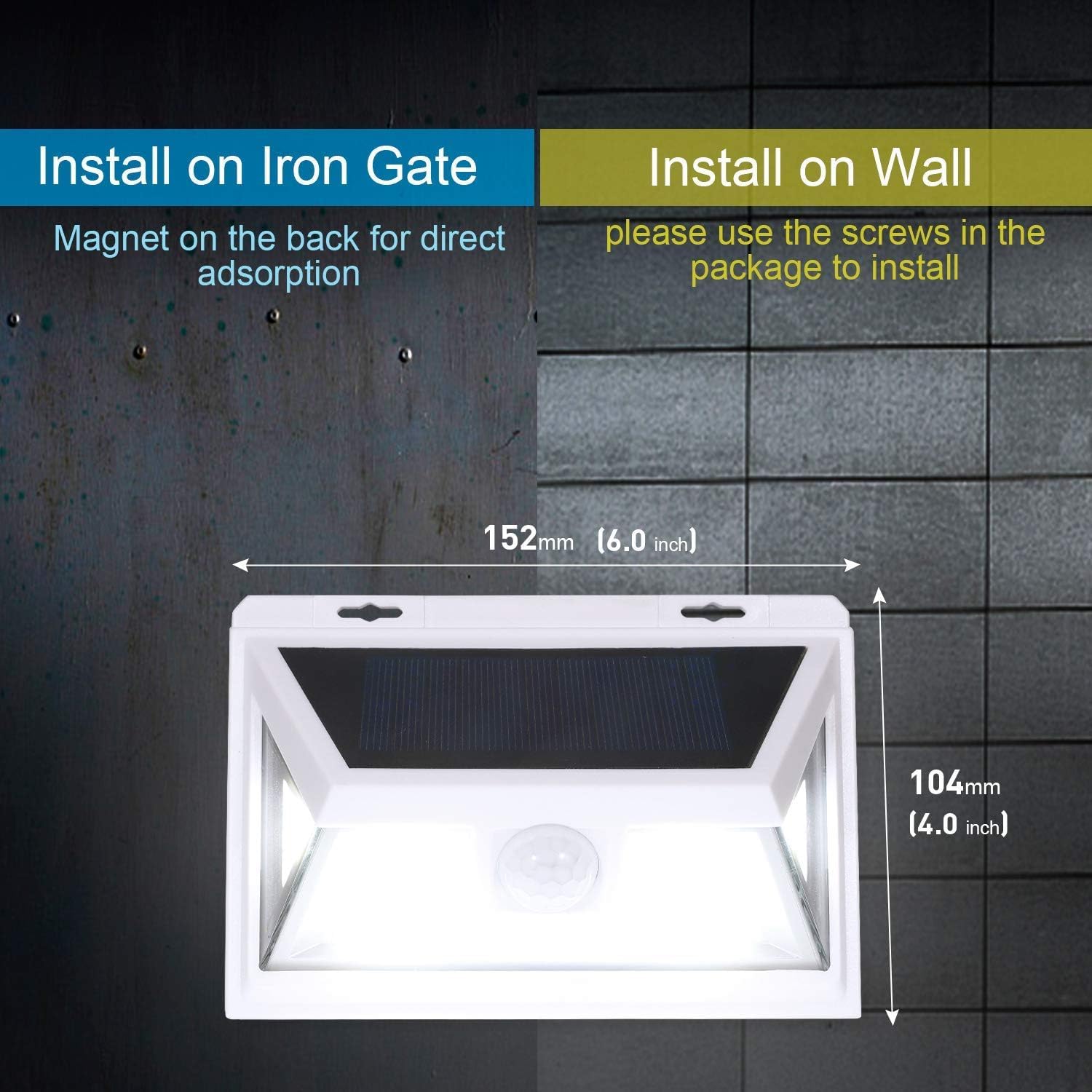 Fwieurow outdoor light emits ultra-bright illumination for driveways and entryways.