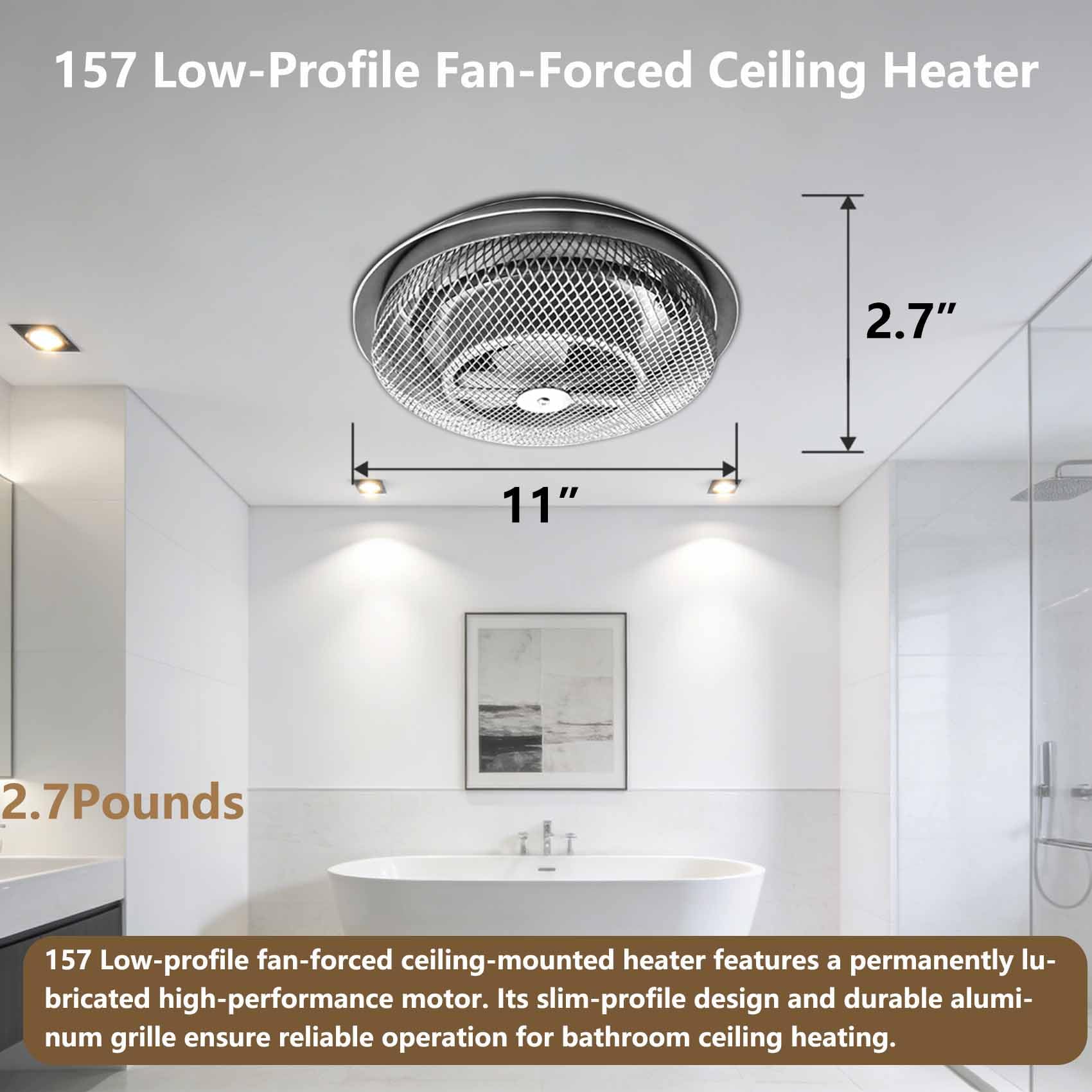 Fxsmgdy bathroom ceiling heater with PTC ceramic for fast heat