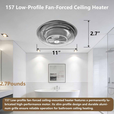 Fxsmgdy bathroom ceiling heater with PTC ceramic for fast heat