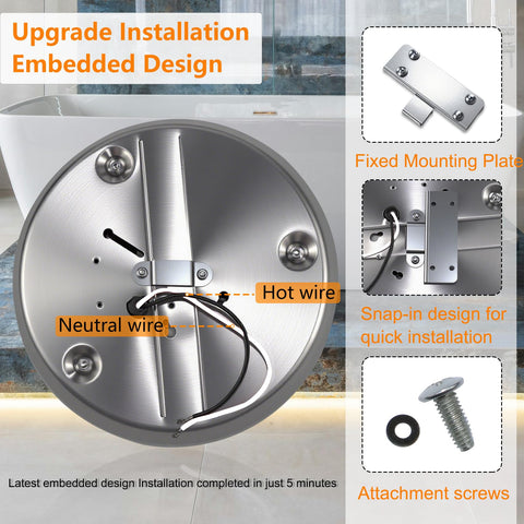 Fxsmgdy 157 unit demonstrates rapid warming in a compact bathroom