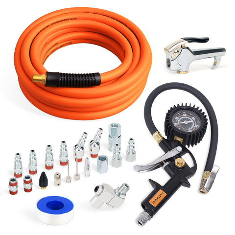 FYPower 22-piece air compressor accessories kit for versatile home or professional use