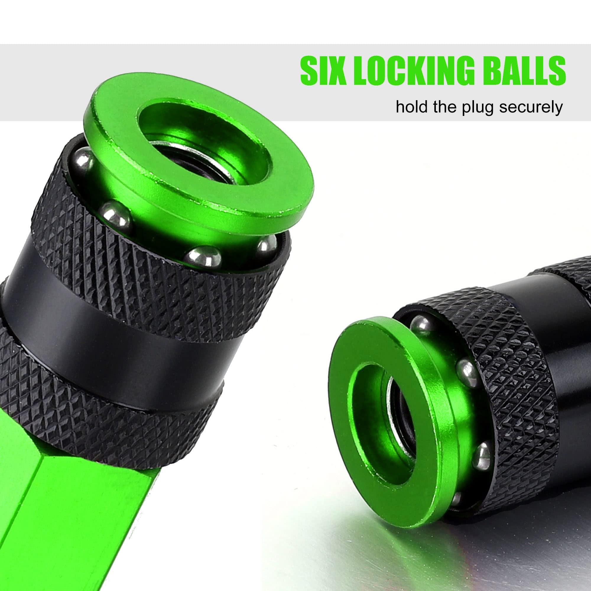 FYPower interchangeable air fittings demonstrate broad compatibility for easy hose mounting.