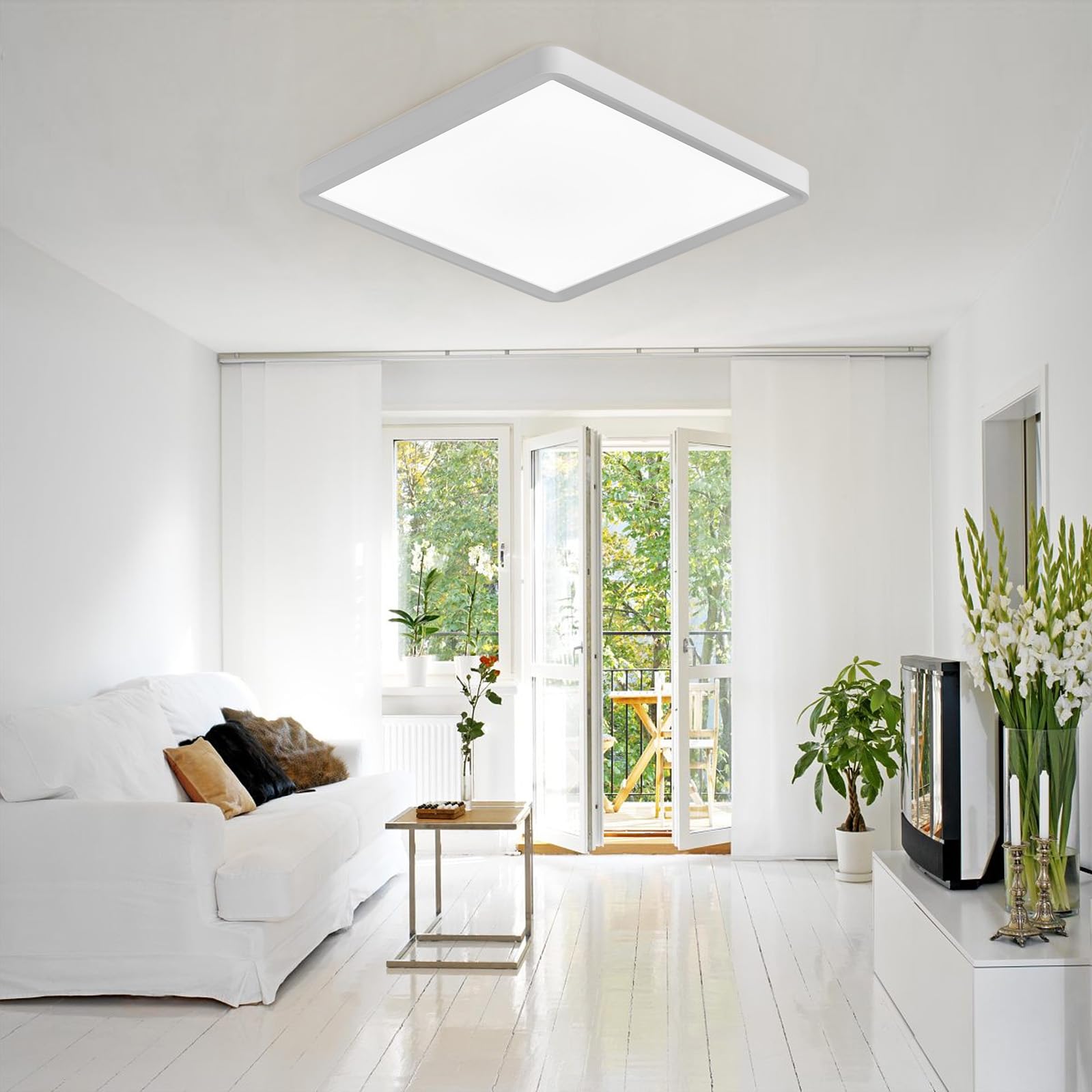 FY WISDOM FLY LIGHTING 20in LED flush mount ideal for hallway and kitchen applications