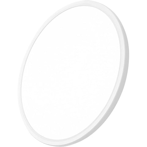 FY Wisdom Fly Lighting 24-inch LED flush mount front view shows slim profile and bright output.