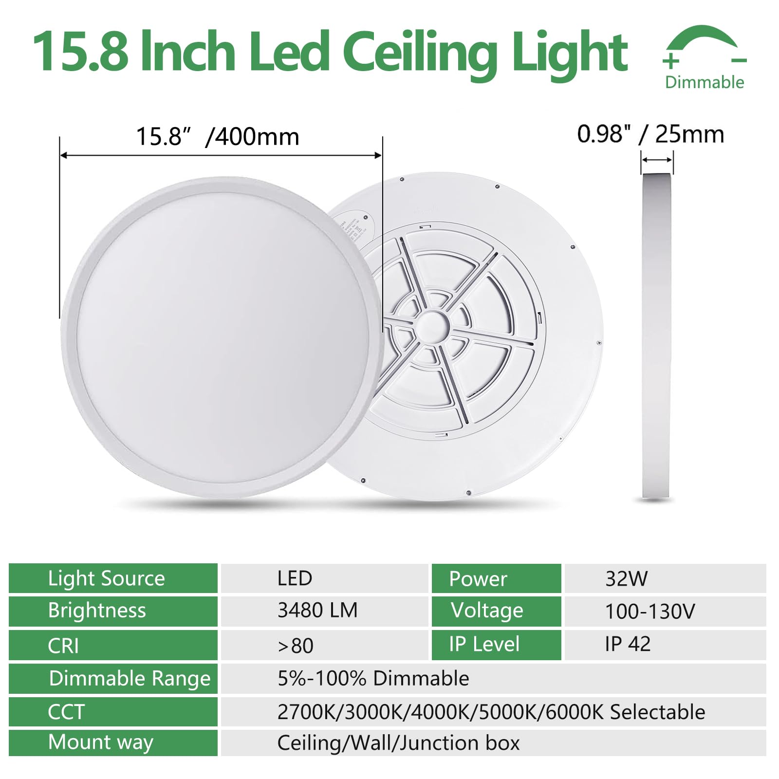 FY Wisdom Fly Lighting 360-degree diffusion delivers soft, even illumination.
