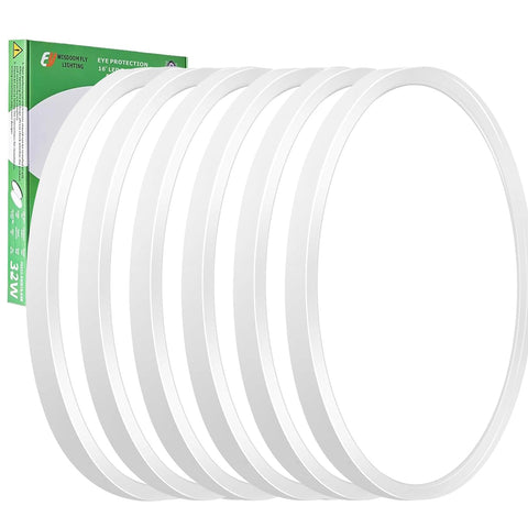 FY Wisdom Fly Lighting 6-pack 15.8-inch LED flush mount light for hallways